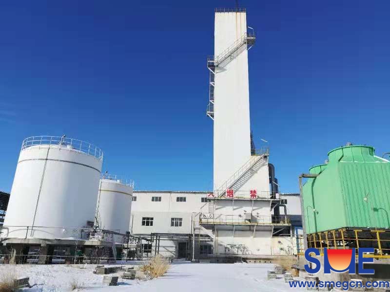 Air separation system for iron and steel plant