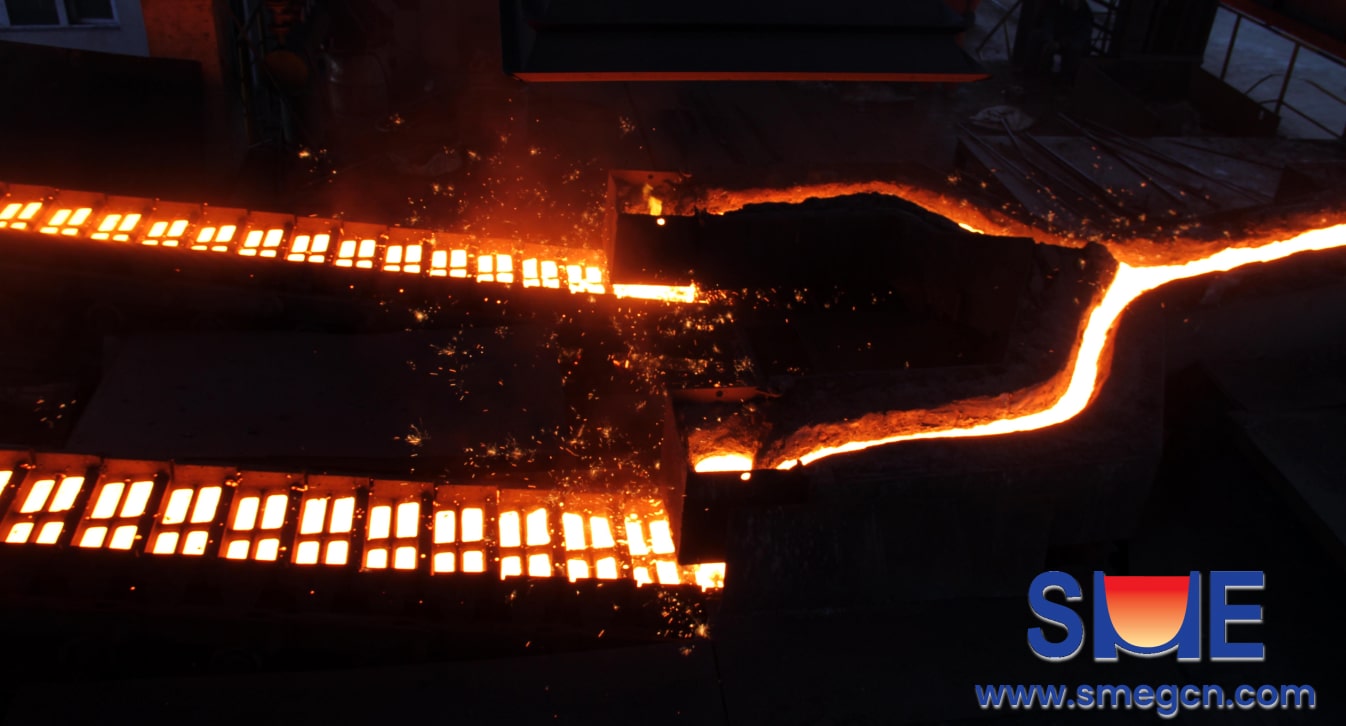 Iron Casting in operation