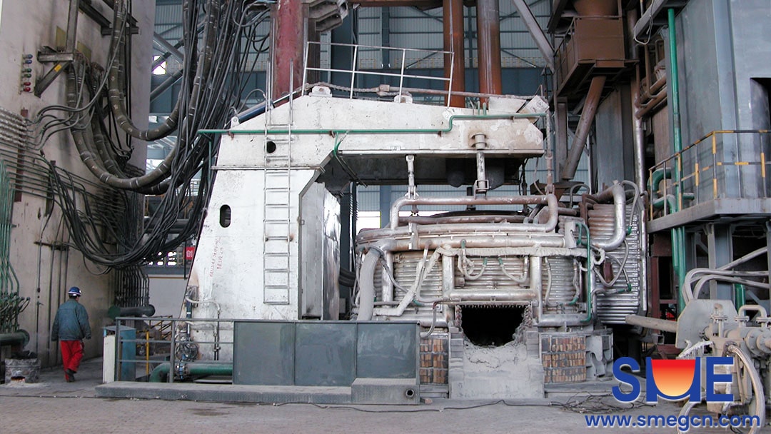 Appearance of electric arc furnace